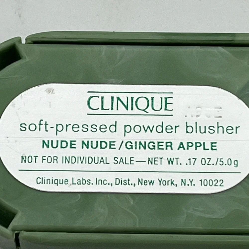 Clinique Soft‎ Pressed Powder Blusher Nude Nude & Ginger Apple Duo Blush